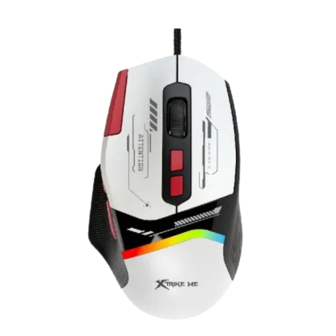 GM-323 RGB Gaming Mouse | 12800 DPI | 8 Programmable Buttons | 1000Hz USB Wired Mouse