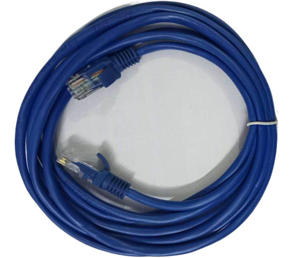 LAN Cable / Ethernet Cable CAT 5E (3 meter Blue colour)