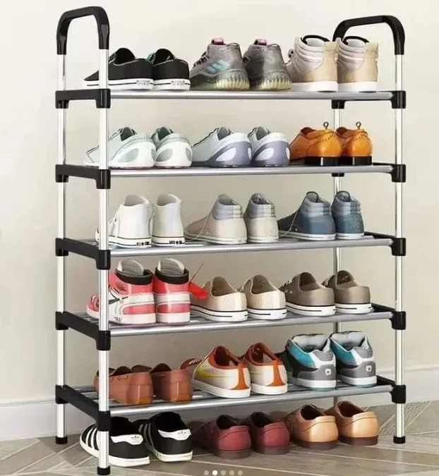 5 Tiers Stainless Steel Shoe Rack