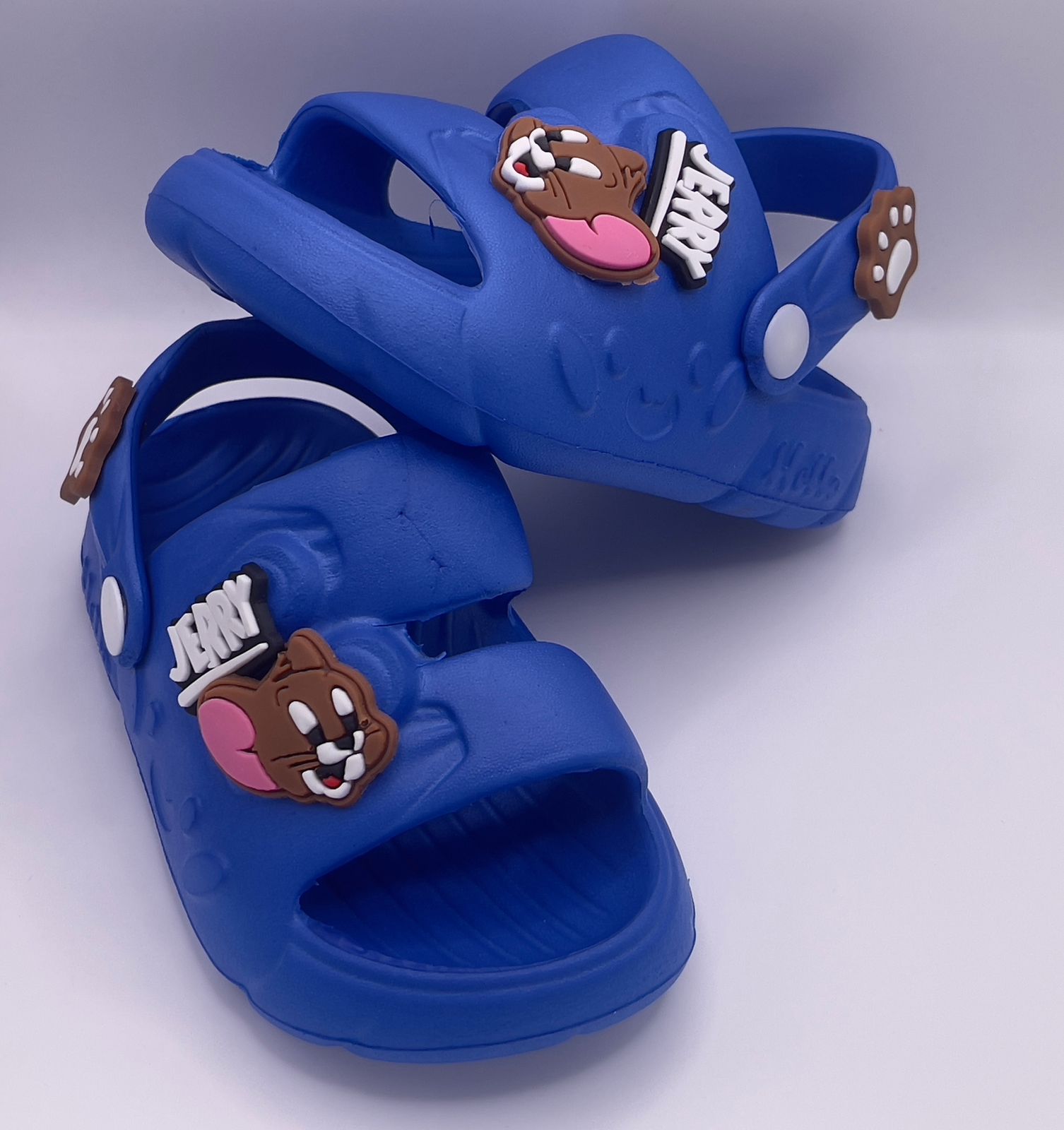 Kids Croc-Style Back-Click Sandals | Tom & Jerry  Cartoon Design | Comfortable Footwear for Ages 8 Months – 2 Years