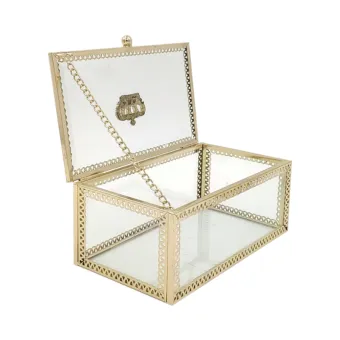 Rectangle Transparent Glass Ring Box Wedding Ring Box Geometric Clear Glass Jewelry Box Jewelry Tabletop Storage Holder Buy Online At Best Prices In Pakistan Daraz Pk