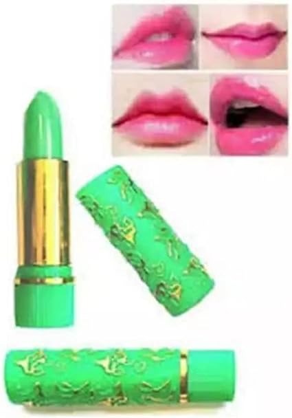 Magic Lipstick - Natural Lip Color Green Lipstick - Color change with Temperature