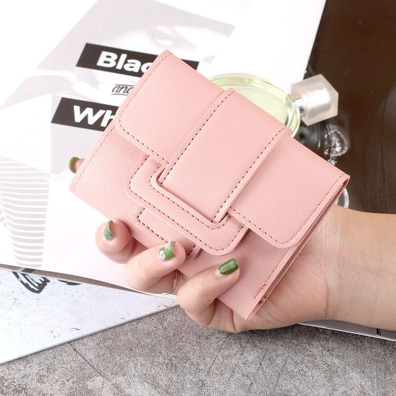 Short Women Wallets Small Slim Luxury Wallet New Fashion Pu Leather Female Purse Designer Money Bag Card Holder, wallets For Girls