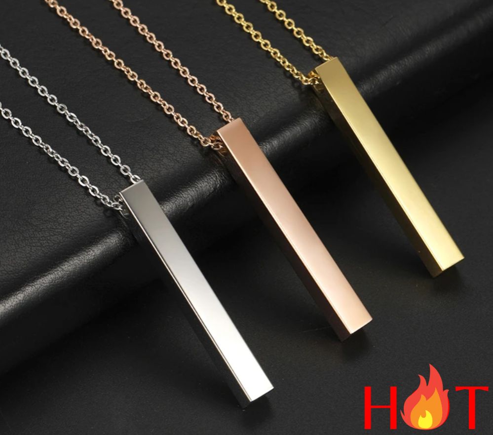 BRAND NEW FASHION MEN LOCKET INCLUDING BLACK | SILVER | GOLDEN BARS WITH BEAD CHAIN. BEST FOR MEN AND BOYS