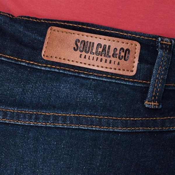 SOULCAL Cropped Jeans Denim Quarter Pants BLUE