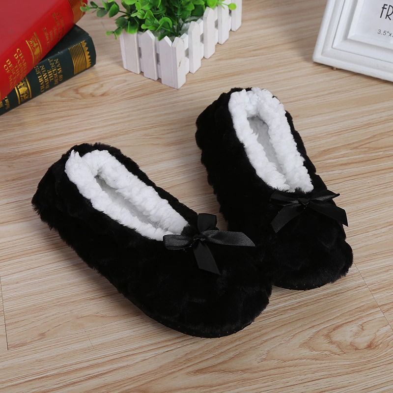 Women's indoor warm soft plush slippers / Warm Indoor For Carpet Slippers