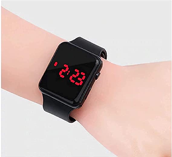 New Arrival Black Watch Digital Red LED M4 Modal Watch For Boys & Kids