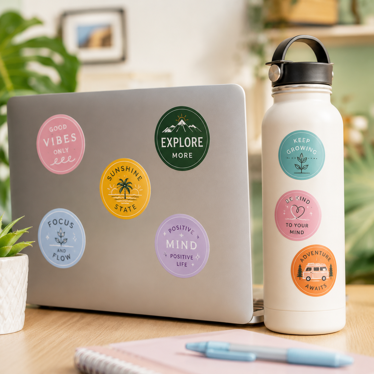 Custom Round Stickers with Your Logo & Design - Waterproof Vinyl Labels for Business, Packaging & Branding | Custom Printed Sticker Sheet | 1.5, 2, 2.5, 3, 3.5 inch