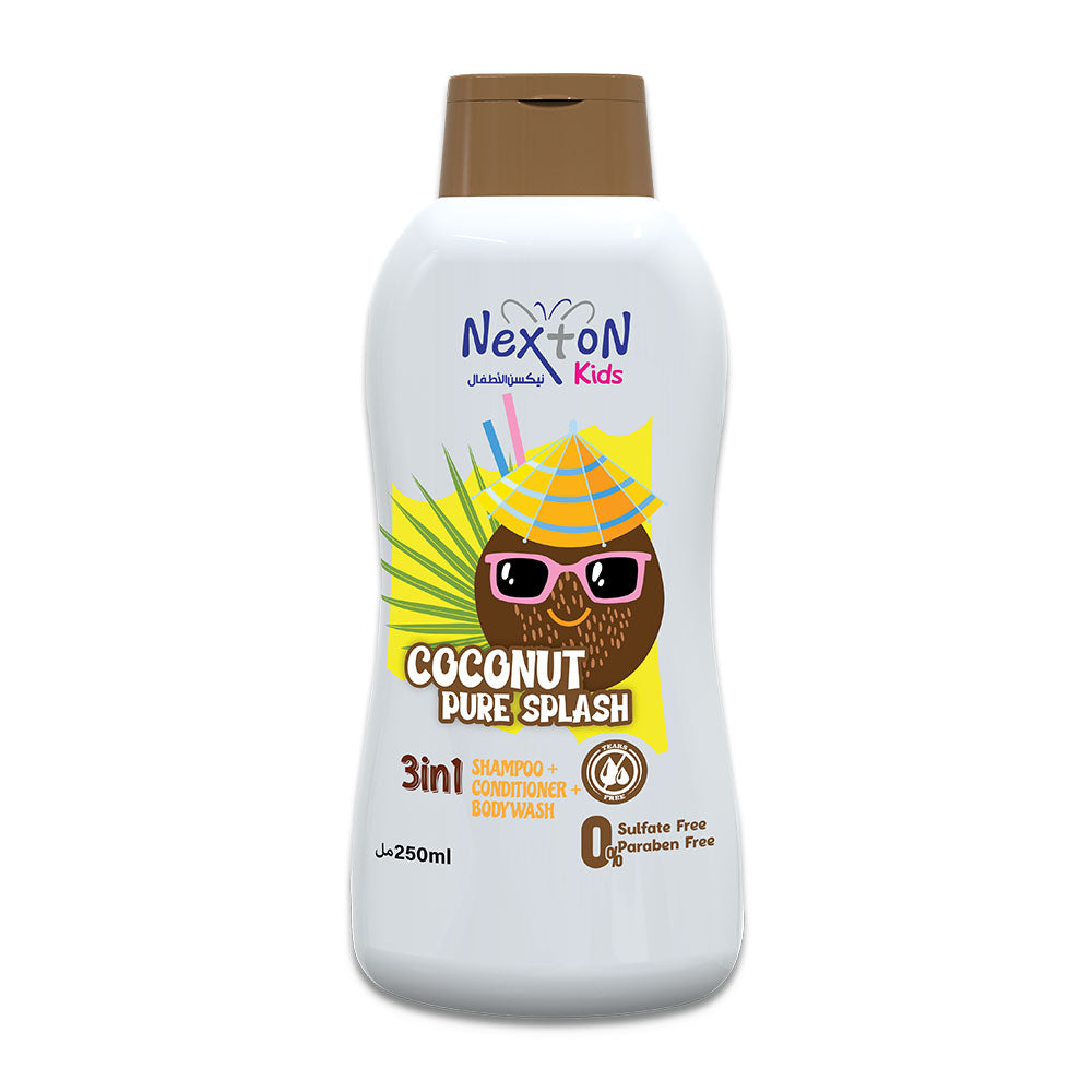 Kids Shampoo 3-in-1 Coconut | Baby Hair Cleansing Care | 250ml