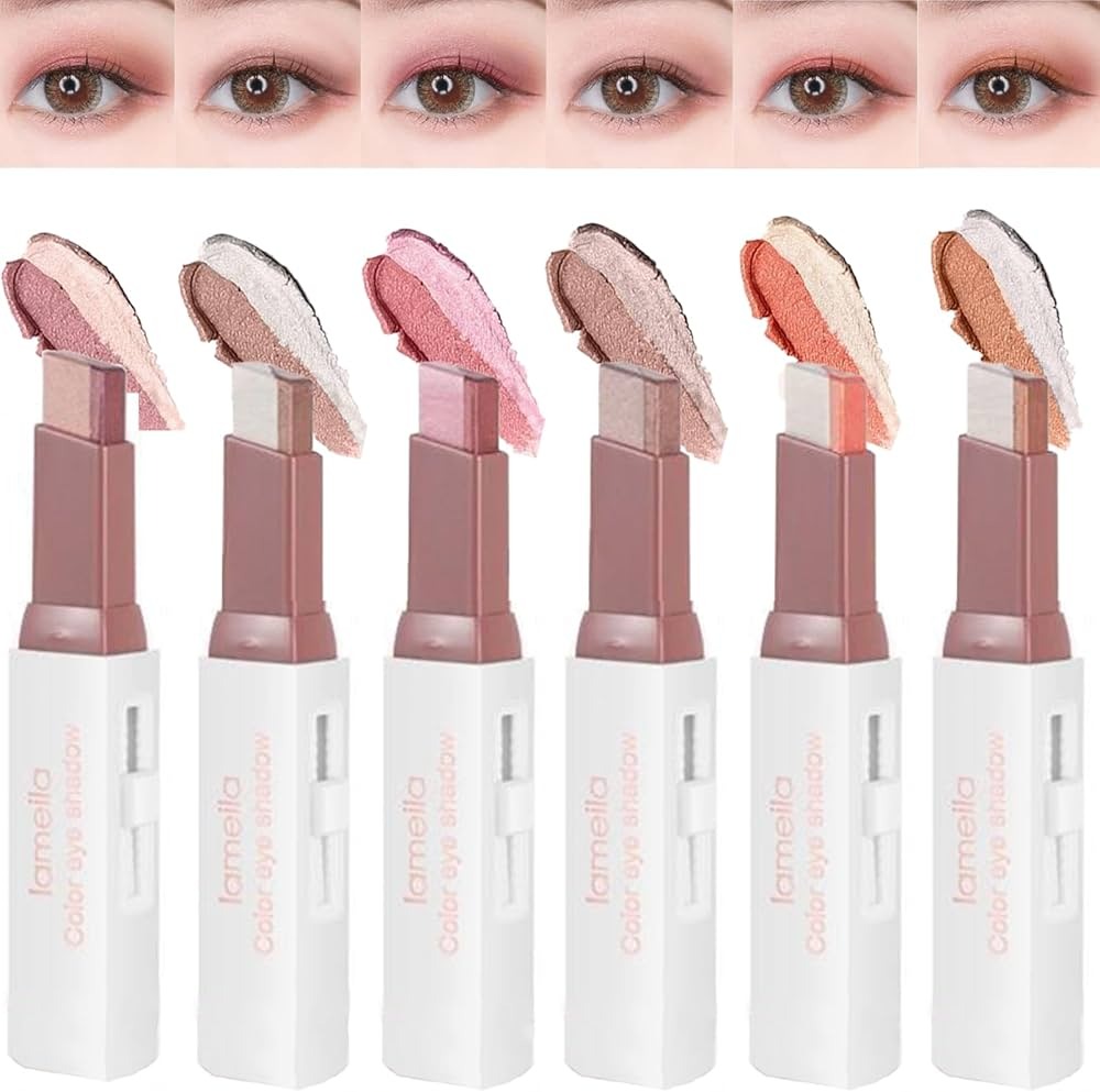O'CHEAL TWO-Color Gradient Eyeshadow Stick – Instant Shimmer & Contour
