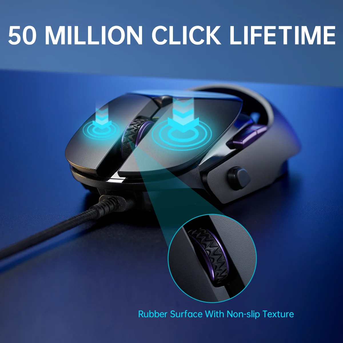 RAPOO VT960 PRO Wired & Wireless Gaming Mouse 26000 DPI with 9 Programmable Buttons Aluminum Alloy Design OLED Display 24 c18d47c677b8bbf660f5f6eea20d1368