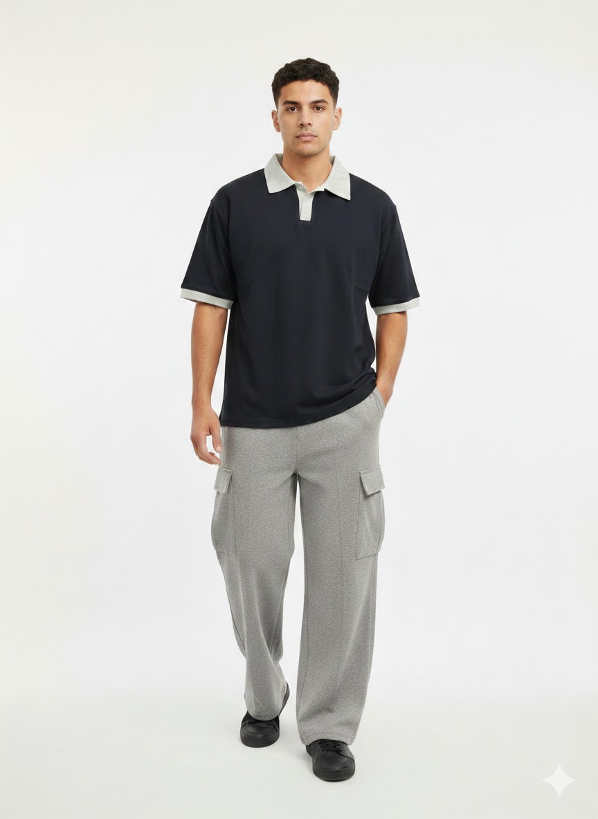 Colorblock Men Track Suit T-shirt & Trouser For Men
