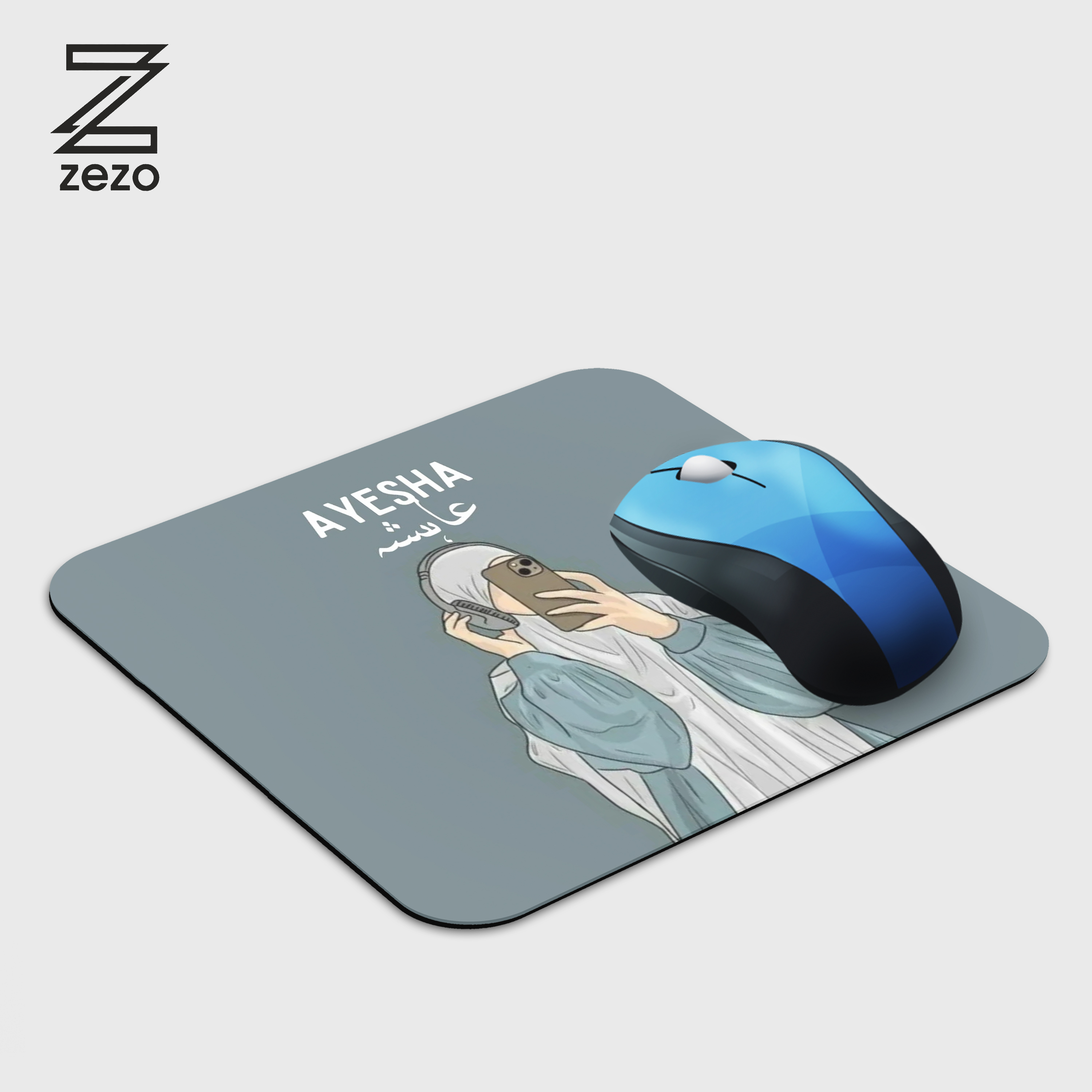 Customized Premium Gaming Mouse Pad | 8" x 6.5" | Thick Non-Slip Rubber Base | Ultra-Smooth Cloth Surface for Precise Control & Comfort – Perfect for Gamers & Professionals