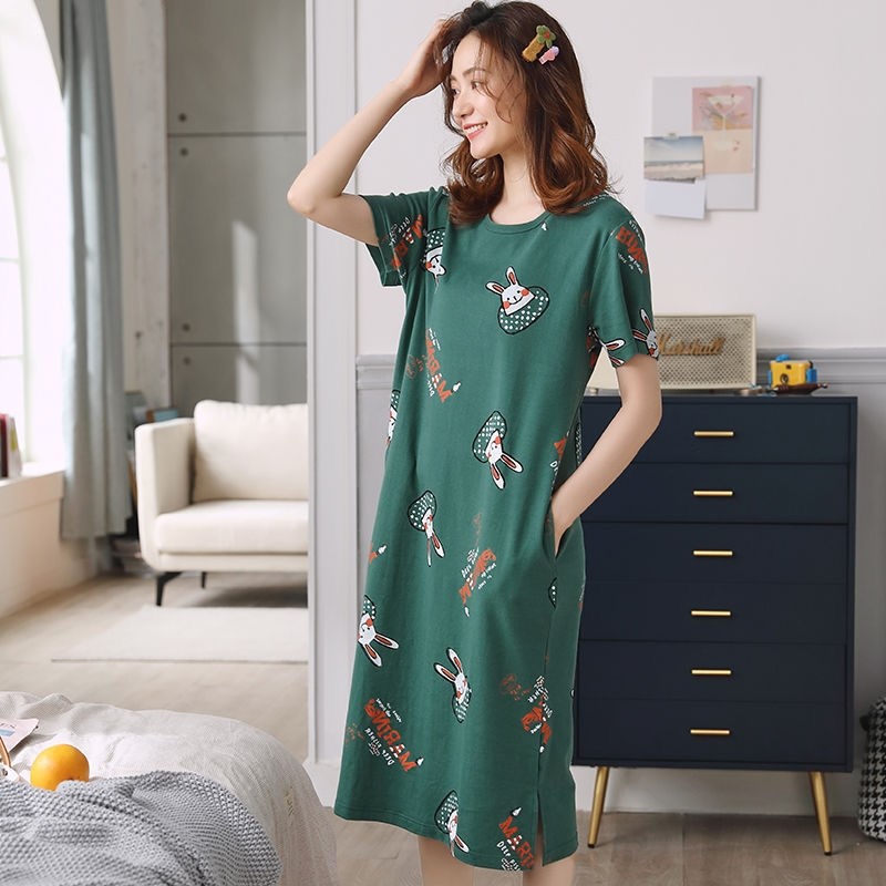 Pajamas For Women Summer Pyjamas Home Clothes Women Nightwear Pajama Set  Long Nightgown Plus Size Sleepwear : Buy Online at Best Price in KSA - Souq  is now : Fashion