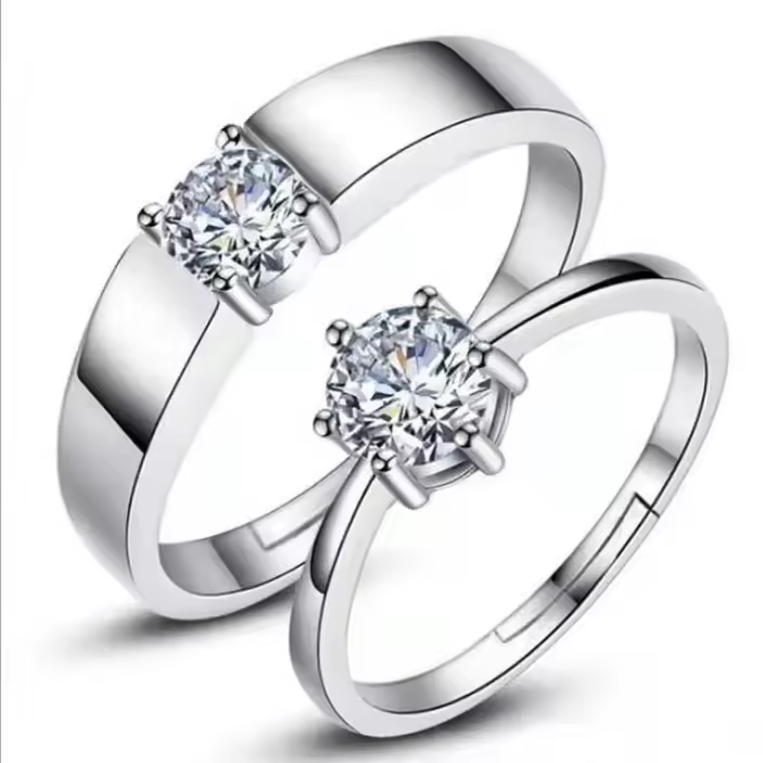 European style Angel Wings Couple Rings For Women Girls