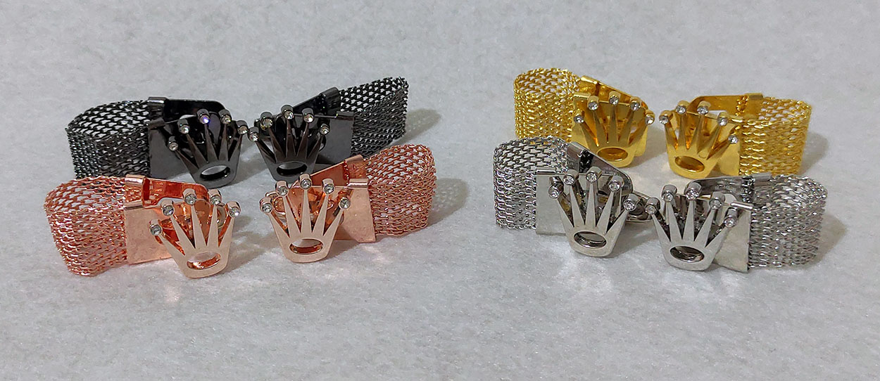 Golden Crown Cufflinks For Men Studs Gifts for Men