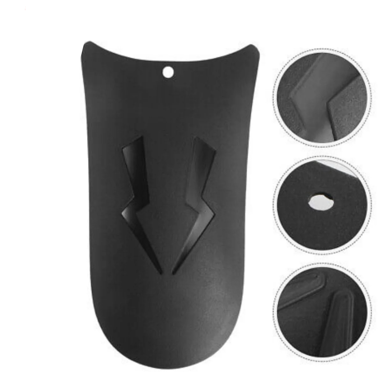 Unbreakable Black Imported Special Front Mudguard / Dumchi / Mudflap