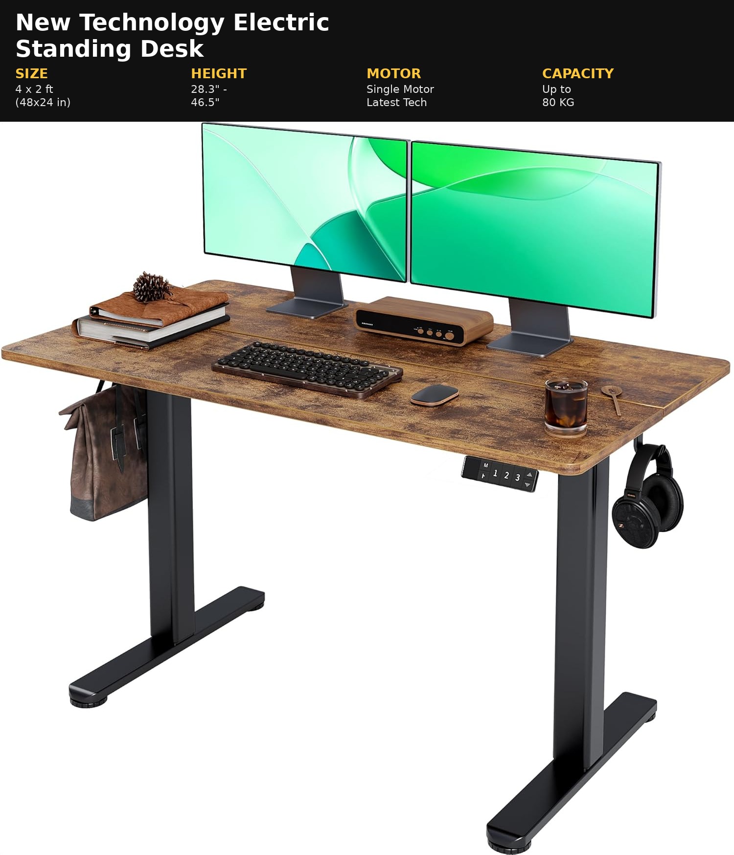 Computer and Study Table for office & Home writing desk, executive table for office, gaming table