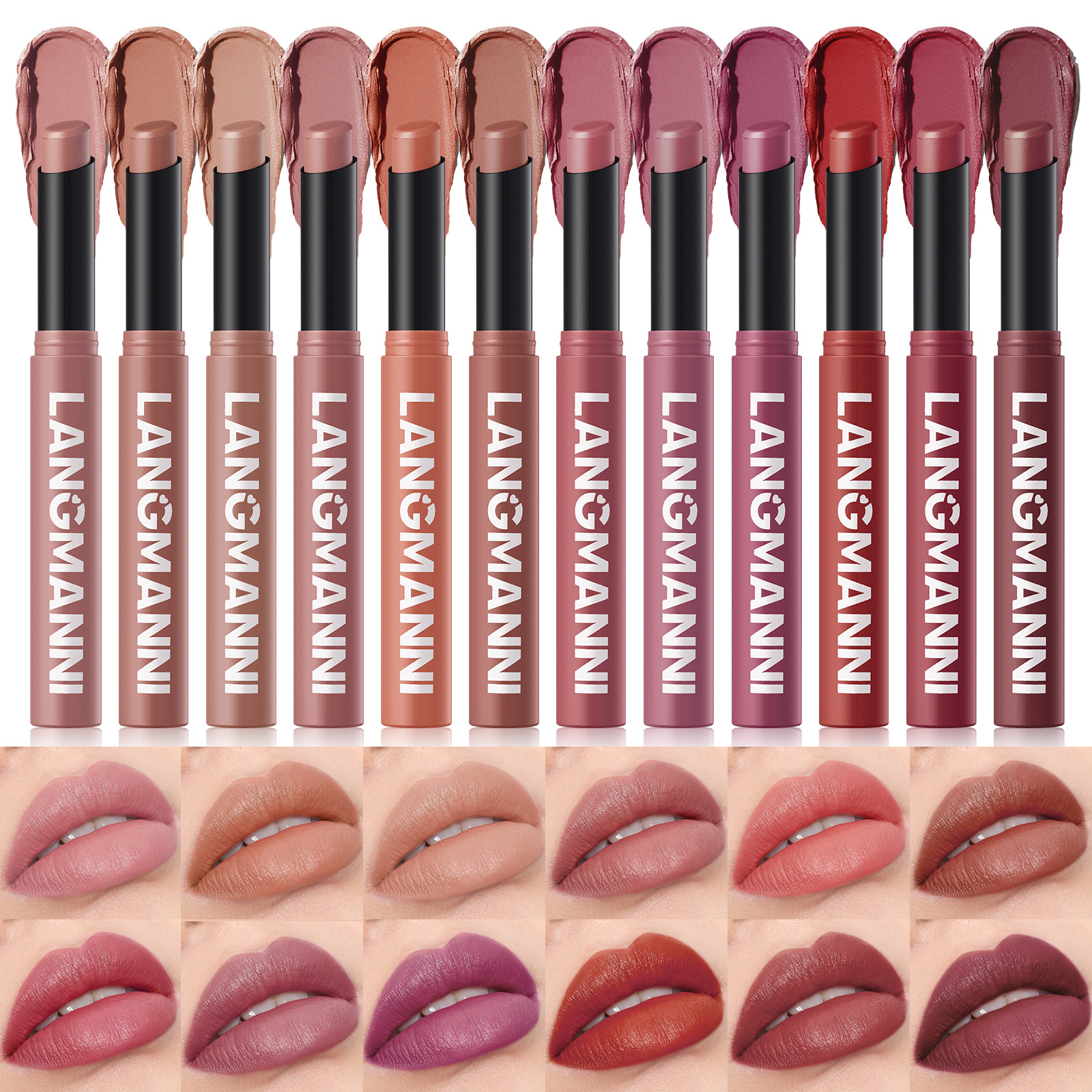 Lipstick | Matte Lipstick | Lipsticks | Velvet Matte Lipstick with Hydrating Formula | Waterproof, Long-Lasting & Highly Pigmented Lip Color | Matte Finish Lipstick| Everyday Lip Makeup for All Skin Types