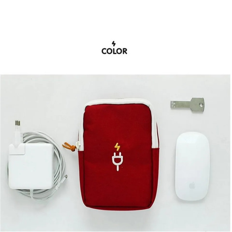 Travel Gadget Organizer Bag Portable digital cable bag Electronics Accessories Storage Carrying Case Pouch for power Bank