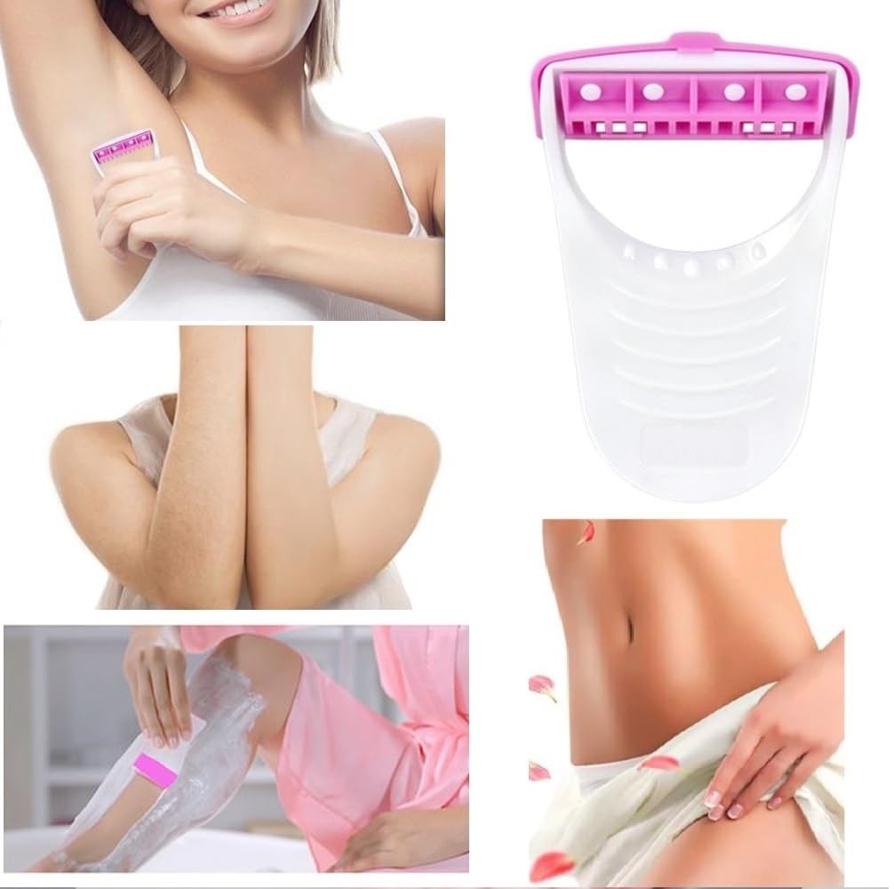 6pcs Smooth Painless Disposable Bikini Razor  Mini Body Shaving Razor Women Under Arms, Hand, Leg & Bikini Area Hair Remover Stainless Steel Double Shaver