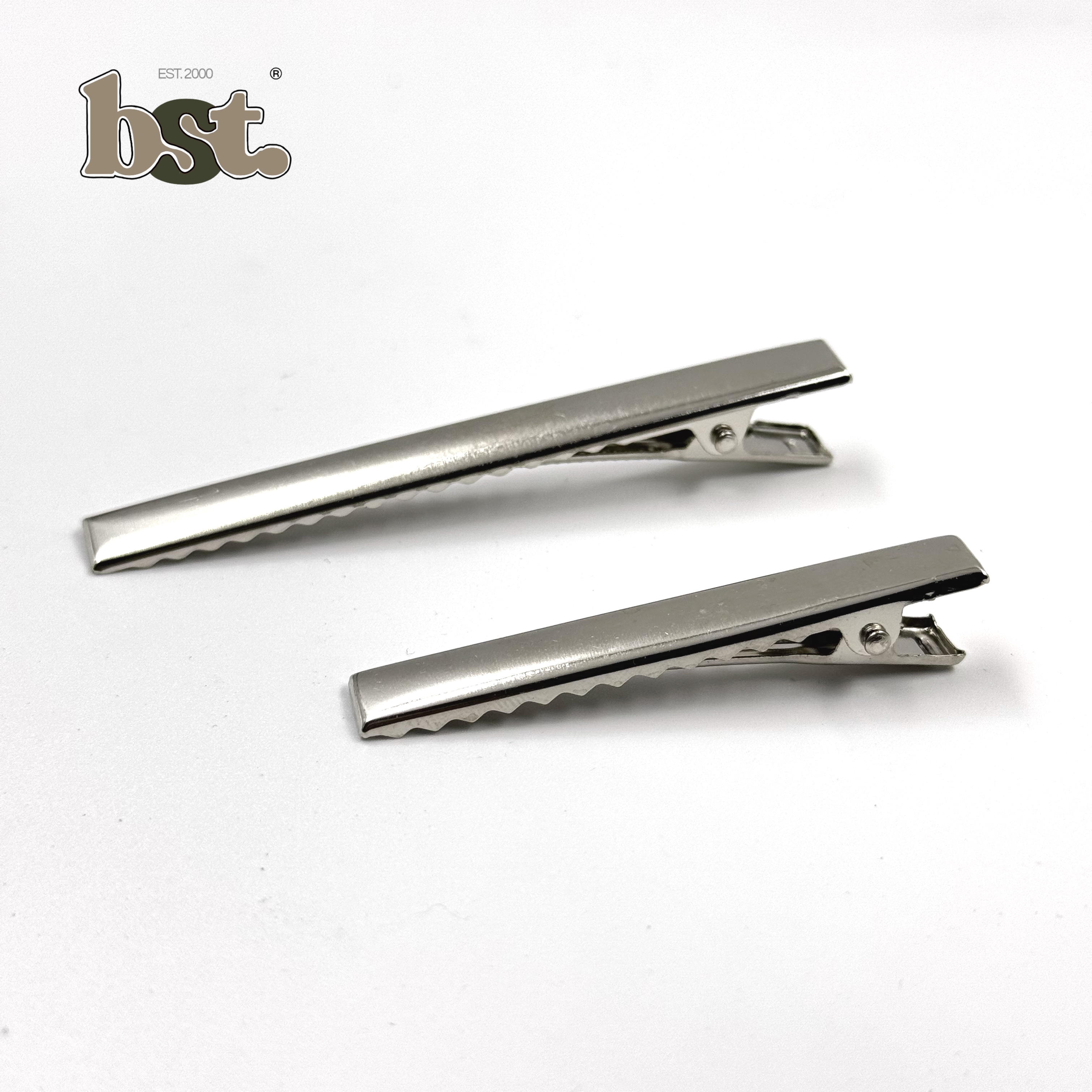 12pcs 50pcs Alligator Hair Clips Metal Bow Teethed Barrette Crocodile Clamp Tie Pin DIY Clip BST