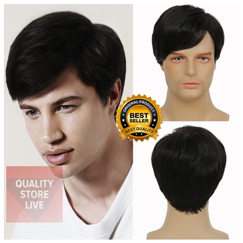 Mens Hair Wig, Synthetic Hair Wig For Men, Natural Looking Mens Wig, Hair Replacement Wig Men, Men Hair System Wig, Stylish Men Wig Pakistan, Lightweight Mens Wig, Comfortable Synthetic Hair Wig, Mens Hair Styling Wig, Grooming Hair Care Products