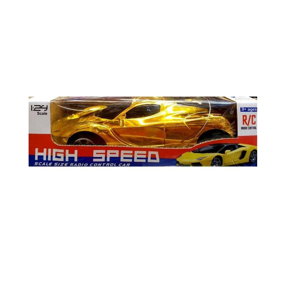 Rc Car Golden Metallic Colour