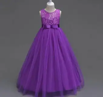girls purple maxi dress