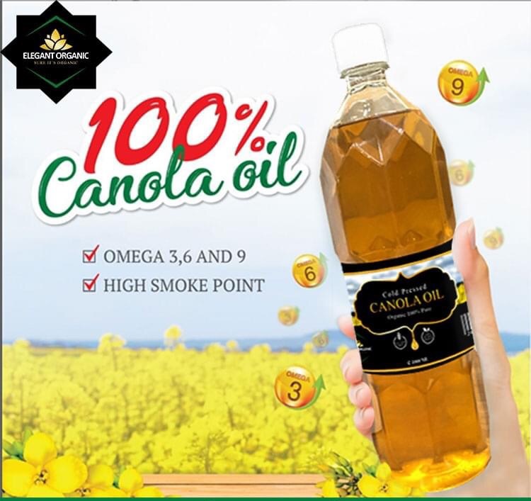 Canola Cooking Oil 100 Pure Cold Pressed 1 Litter/ Premium 100 Pure ColdPressed Canola Oil
