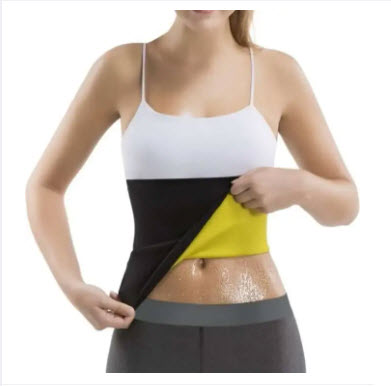 Hot Shaper Sweat Belt for Women, Men, & Girls – Neoprene Waist Slimming Belt for Weight Loss & Home Gym, Adjustable