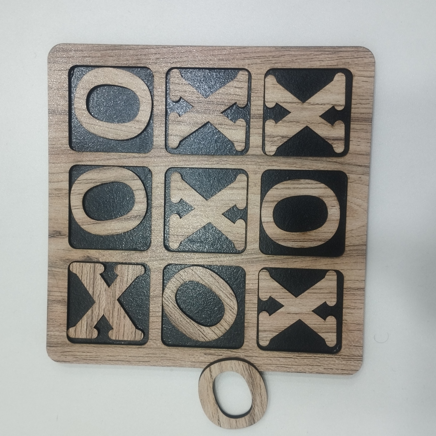 High Quality Tic Tac Toe Game Board Super Fun Tic Tak Toe Wooden Board Game Best Educational Toy For Family 6x6 Inches High Quality Board Game Party Favor Fun Indoor Brain Teaser