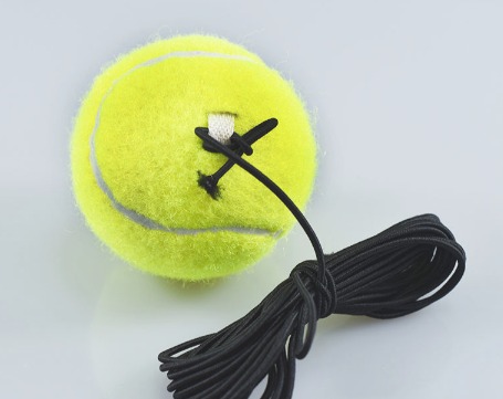 Solo Cricket & Tennis Rebound Trainer – Self Practice Ball with Elastic Cord & Base | Portable Training Equipment to Improve Swing, Coordination & Control