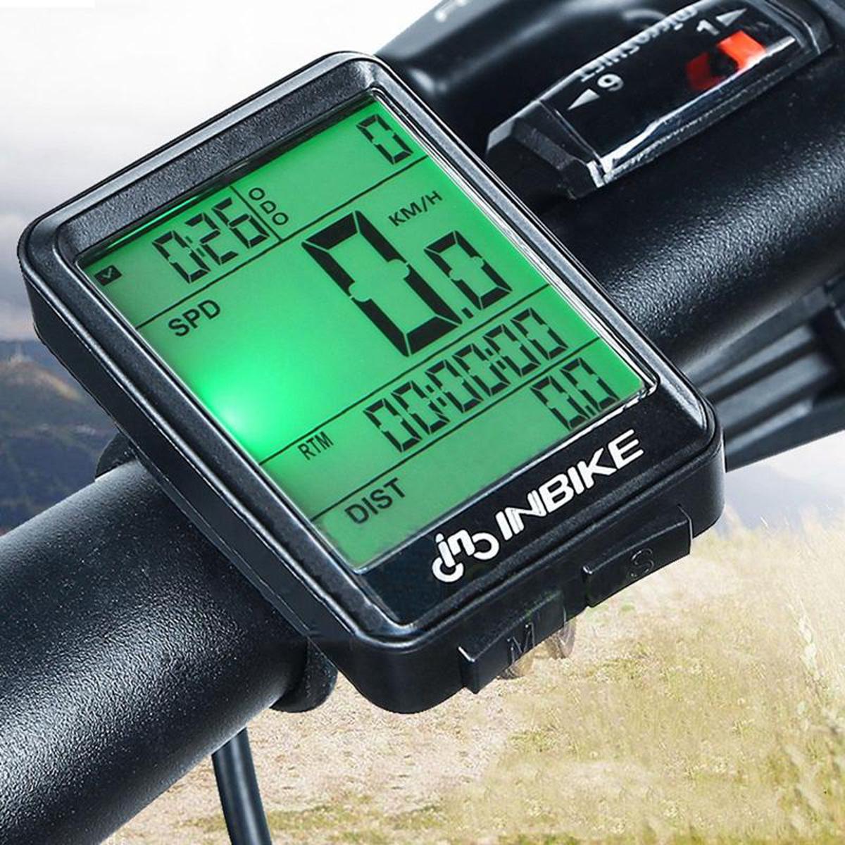 tsv waterproof wireless digital cycling bike bicycle computer speedometer odometer