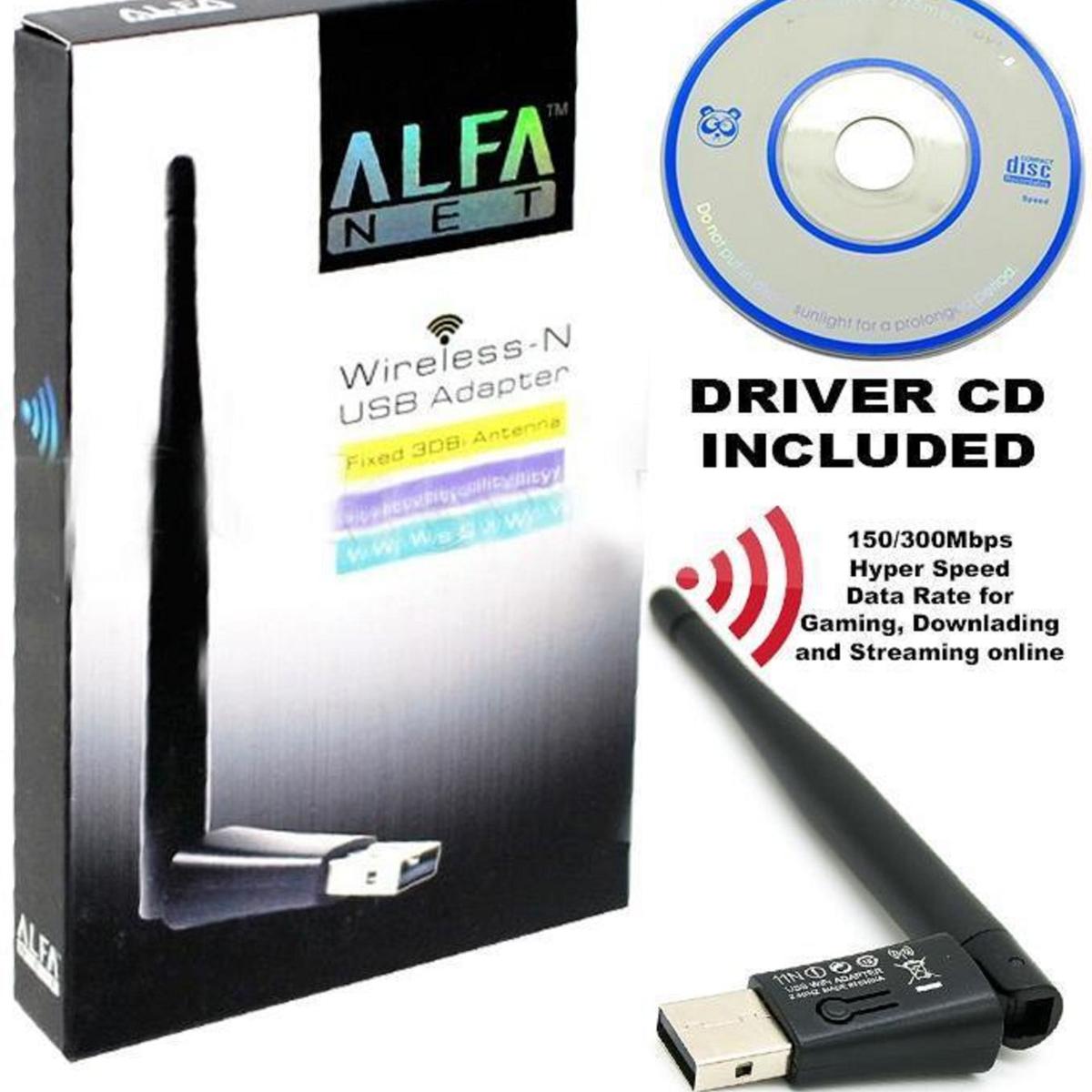 Alfa USB 2.4G Wireless WiFi Catcher Receiver USB 2.0 LAN CARD For ...