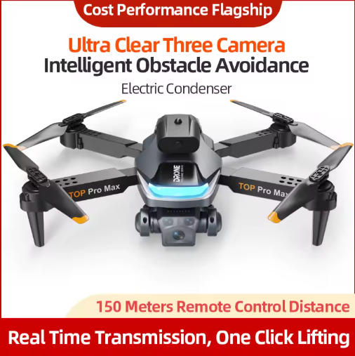 P23 Pro Drone with Dual Camera  WiFi FPV Foldable RC Quadcopter  Obstacle Avoidance  One Key Return  Altitude Hold  Remote Control