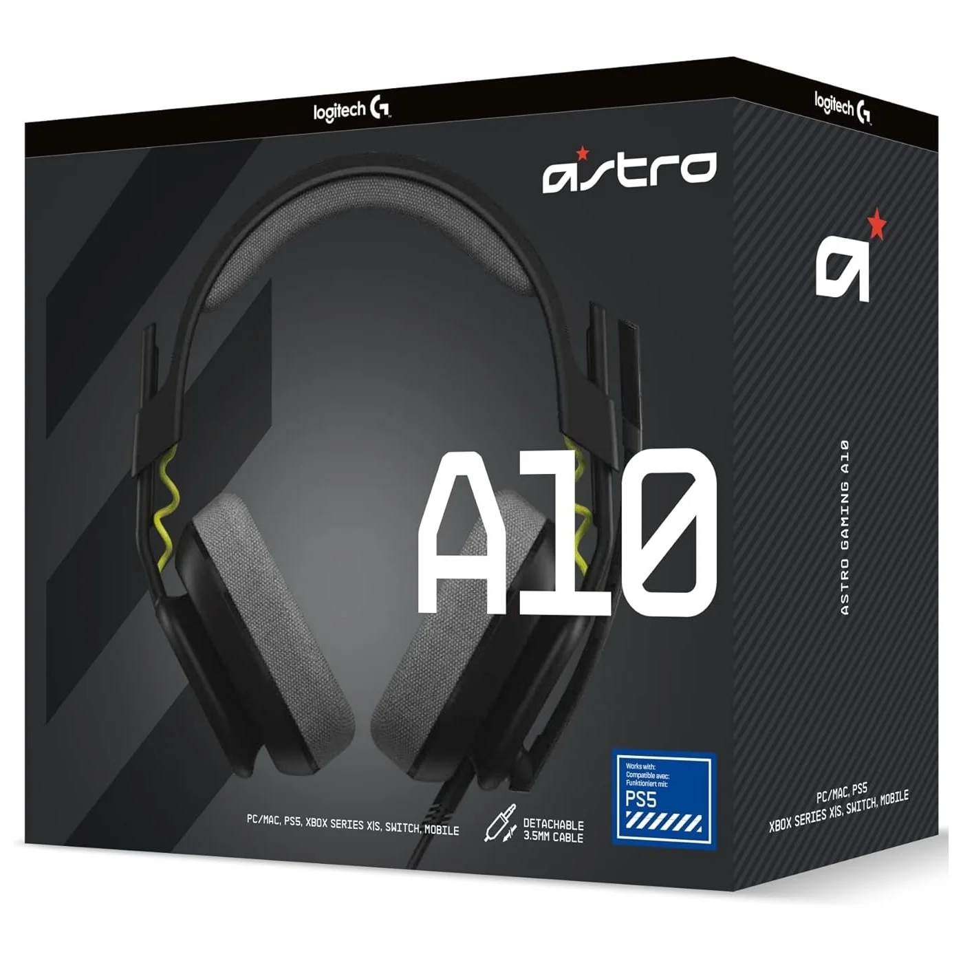 ASTRO A10 Gen 2 Wired Gaming Headset – Imported, Noise-Isolating Over-Ear Headphones with Flip-to-Mute Mic (Open Box) | Blendzii Outleex®