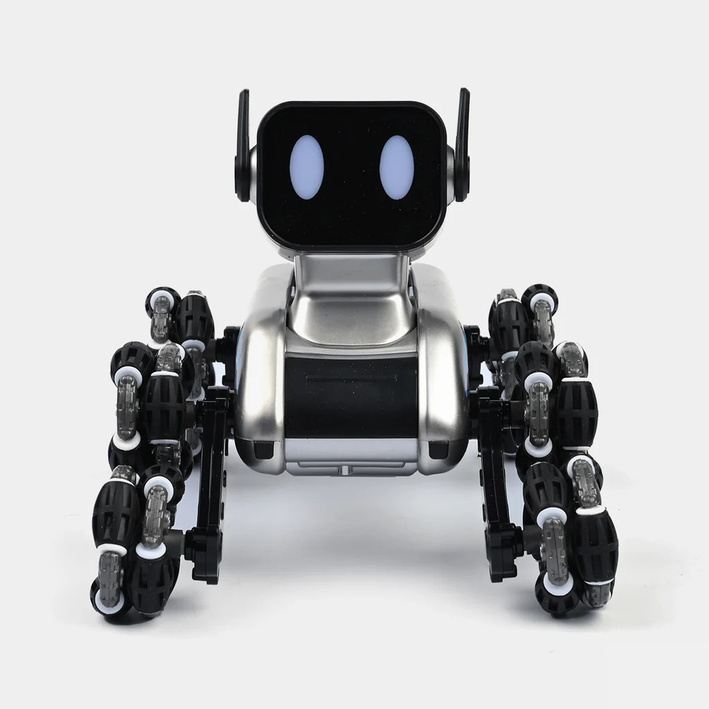 8 Wheel Drive RC Stunt Robot Dog – The Ultimate Action Toy For Kids with Cool Light, 2.4Ghz All Terrain RC Stunt-Car, Remote Control & Gesture Control Included,Coolest Gifts for Boys Girls Age 4+