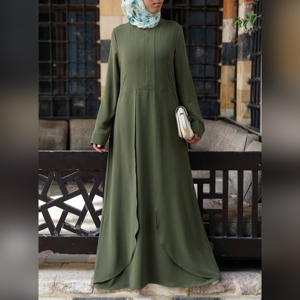 green abaya