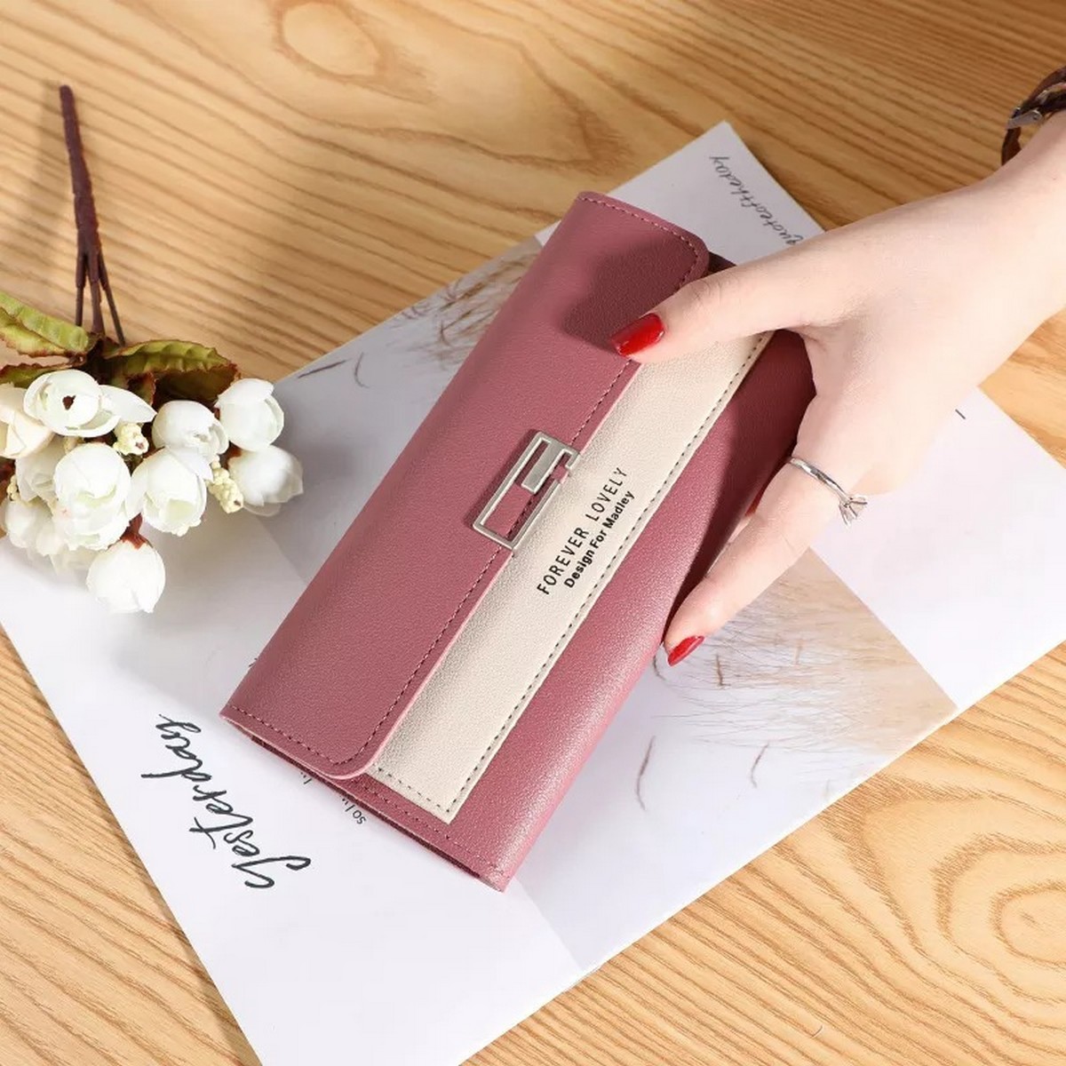 Wallet for Women - New Fashion Long Trifold Purse and Wallet for Girls