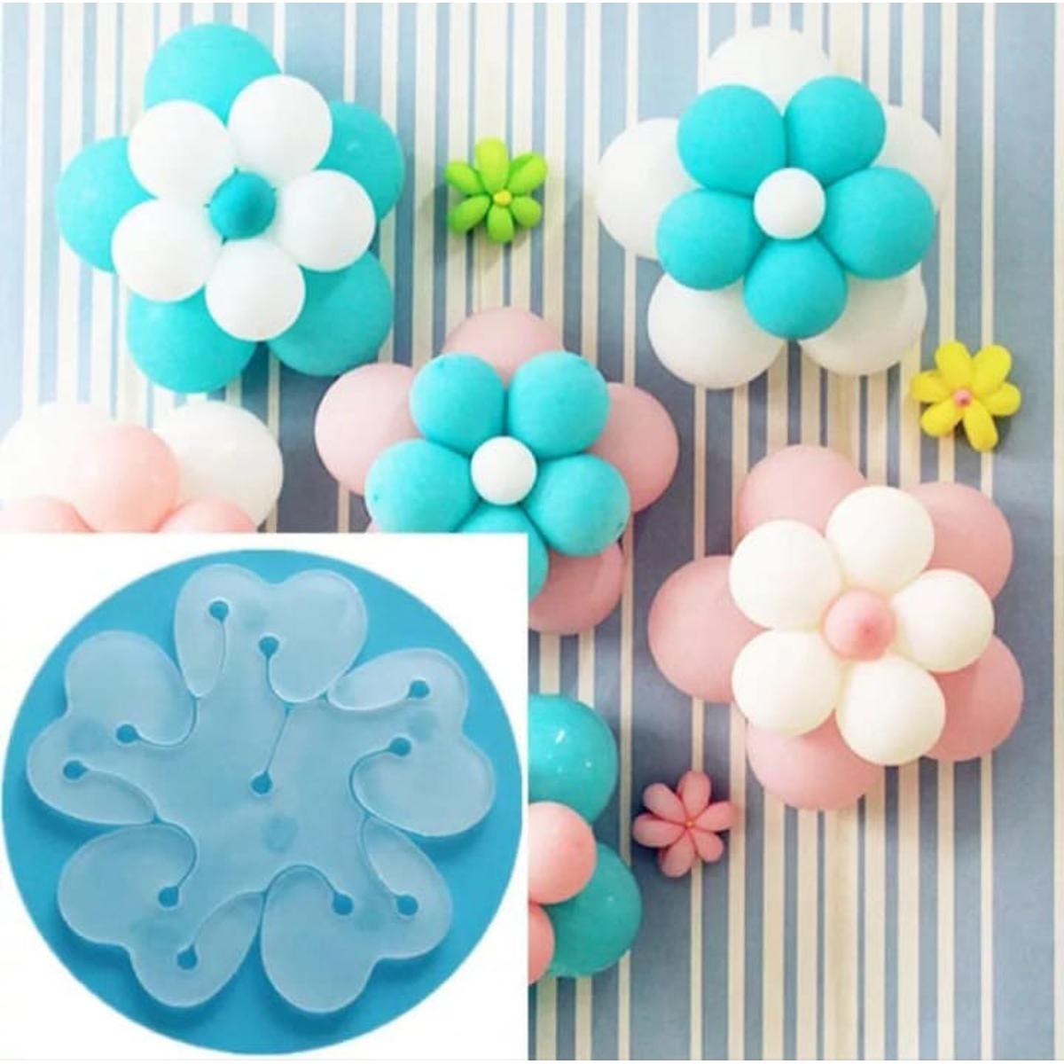 10Pcs Flower Shape Balloon Clip Happy Birthday Decoration Birthday