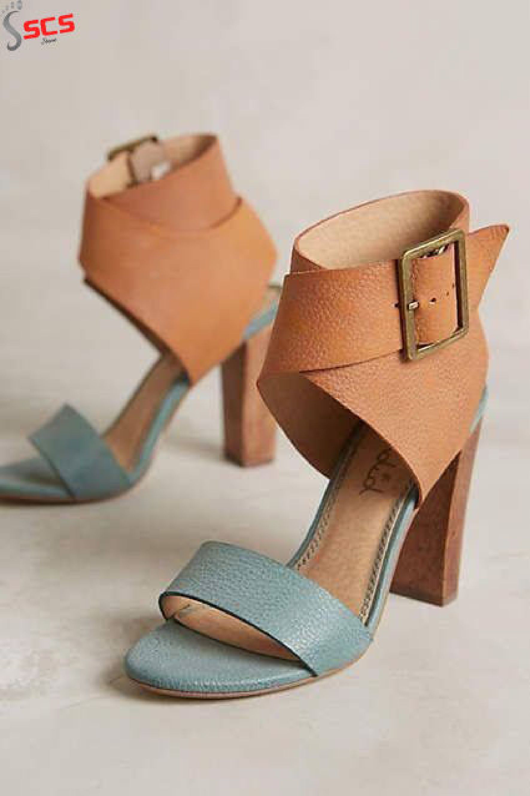 Women's Faux Suede Wooden Block Heel Sandals Cross Strap Design 3-Inch Heels  Ideal for Bridal Parties and Every Occasion