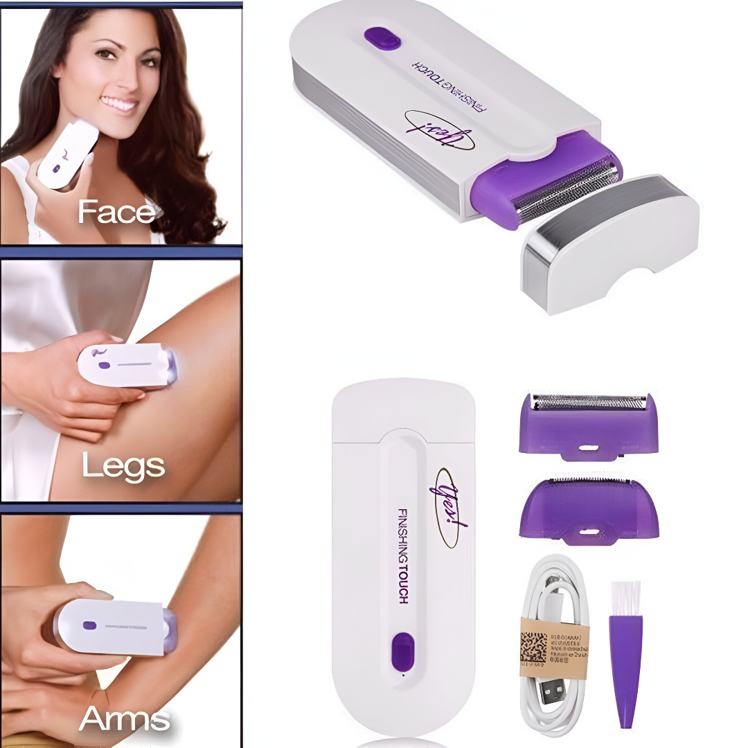 Yes Finishing Touch Hair Remover Machine 2 in 1 Trimmer, Hair Eraser for Girls, Face & Body Hair Remover, Laser Hair Remover Instant Pain Free Removal machine