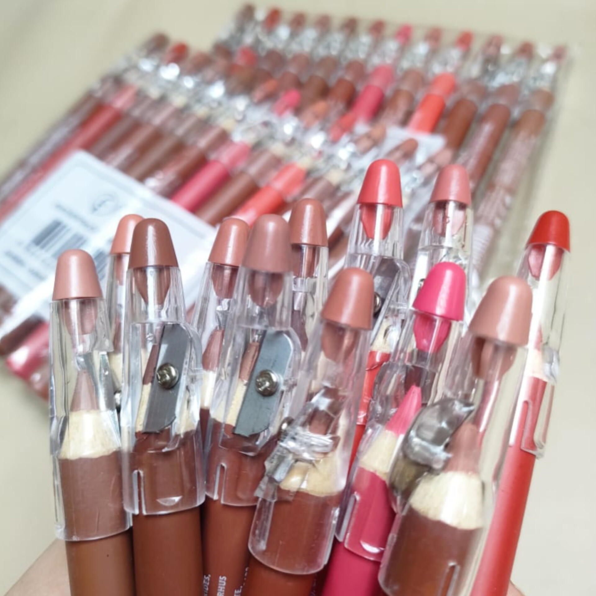 6/9/12  Pcs/Set  Matte Color Lipstick Pencils ,Light  Shades Lip pencils / lipliner Pencils