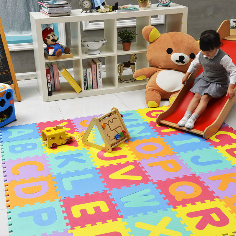 Alphabet Eva Puzzle Mat - 26 Pieces For Toddlers Early Learning Toy