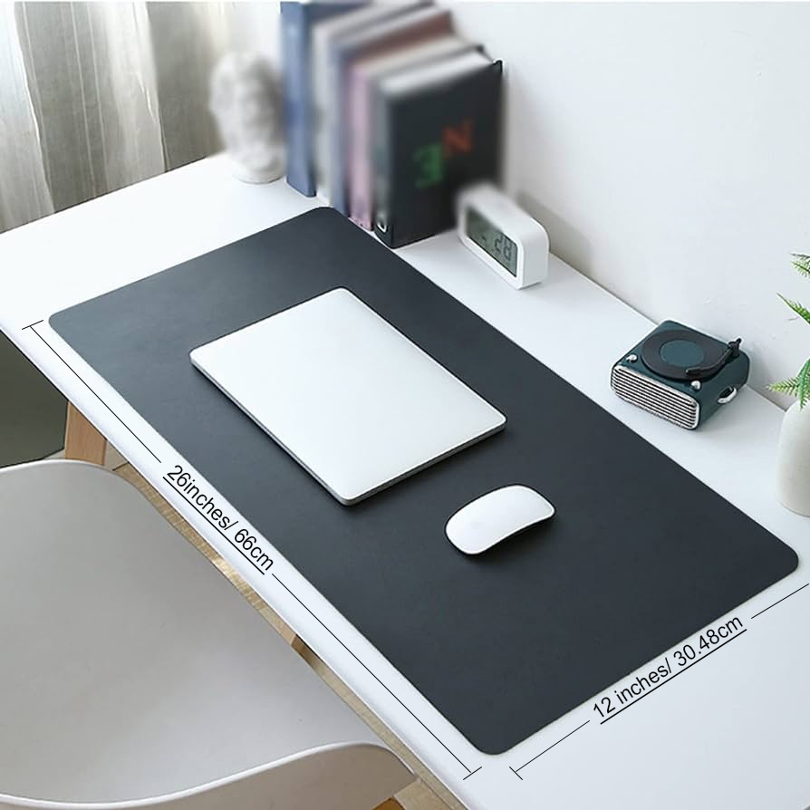 SIXZO PU Leather Desk Pad Leather Sheet, Laptop Mousepad, Keyboard