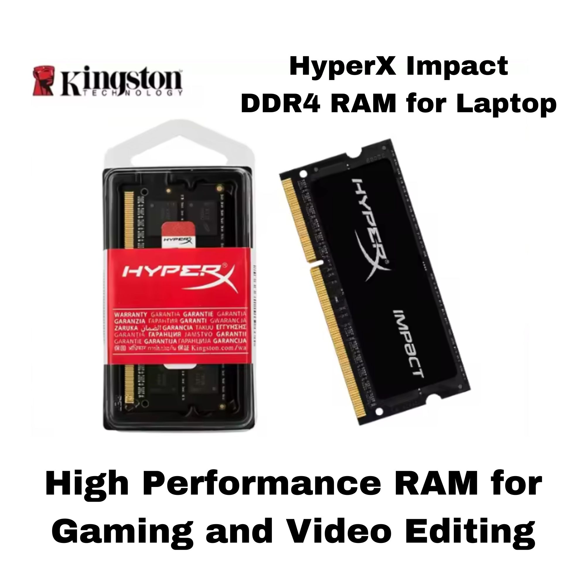 Hyperx Impact Ddr4 2666mhz Ram Hyperx 8gb Ddr4 Notebook Kingston