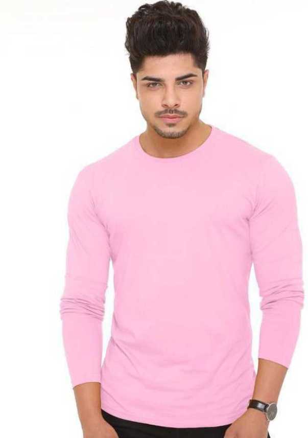 pink t shirt full sleeve