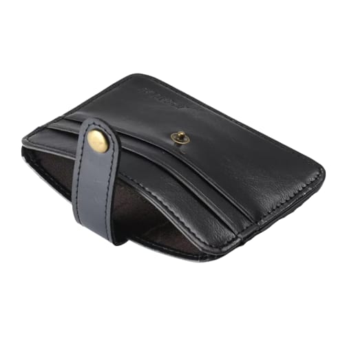 Slim and Smart Hot Selling Mini Wallet ATM Wallets for Men best Quality Card Holder space saving Pocket Leather Wallet for Boys Compatible Size in Black and Brown