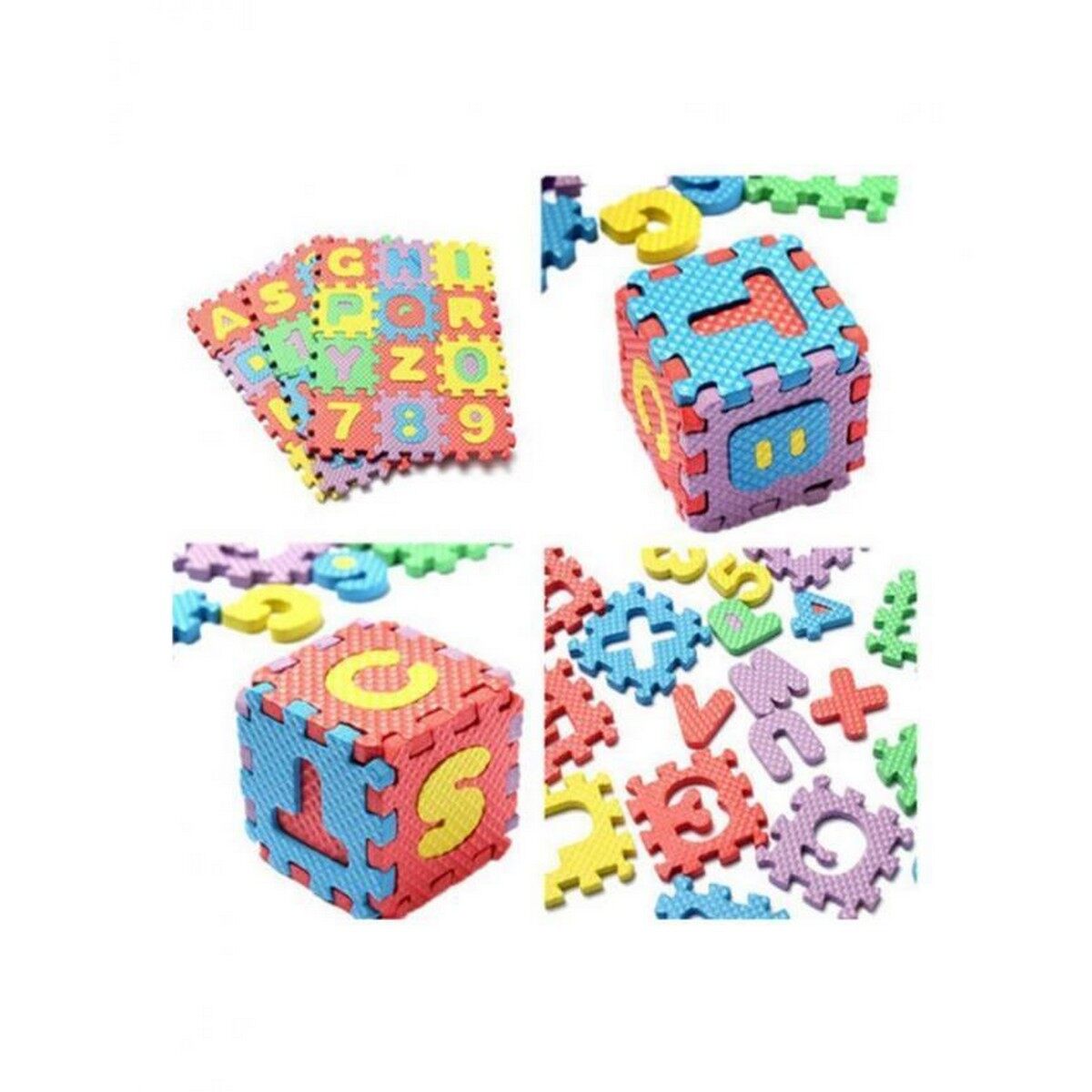 New ABC and 123 Educational Foam Puzzle Play Mat for Kids - 36 pcs Unisex Learning Toy